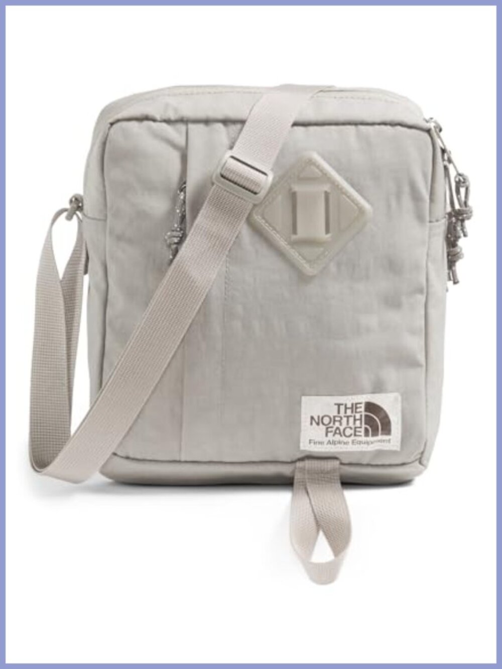 Vintage Nylon Crossbody Bag Water-Repellent Adjustable Strap